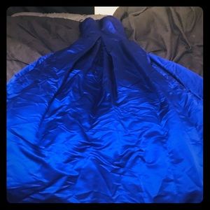Bright Blue Ball Gown.